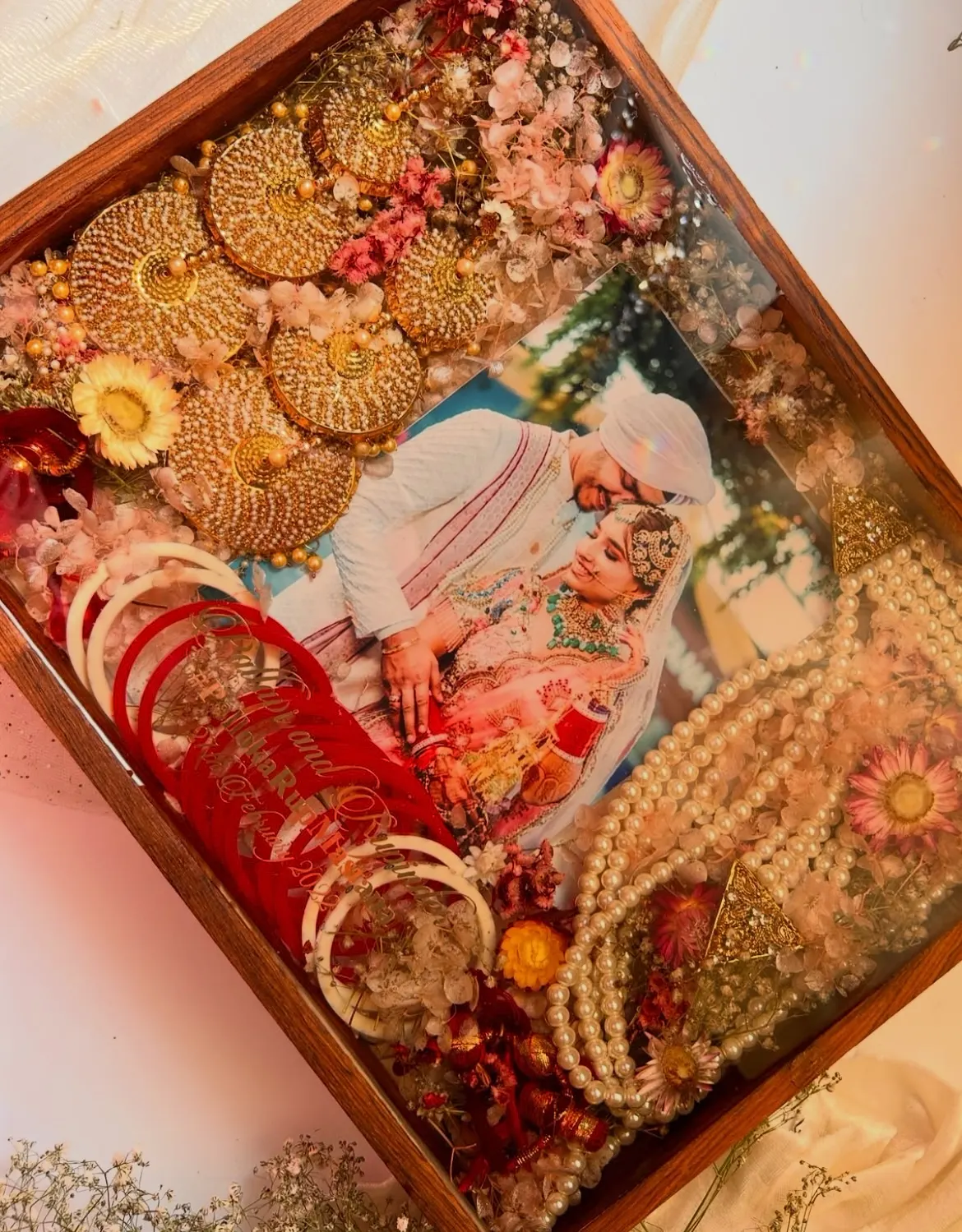 Resin Art Work Creation’s|@resin_artworkcreations|resin varmala preservation|Hand Casting | 3D Hand Casting | Candle Making photo 1