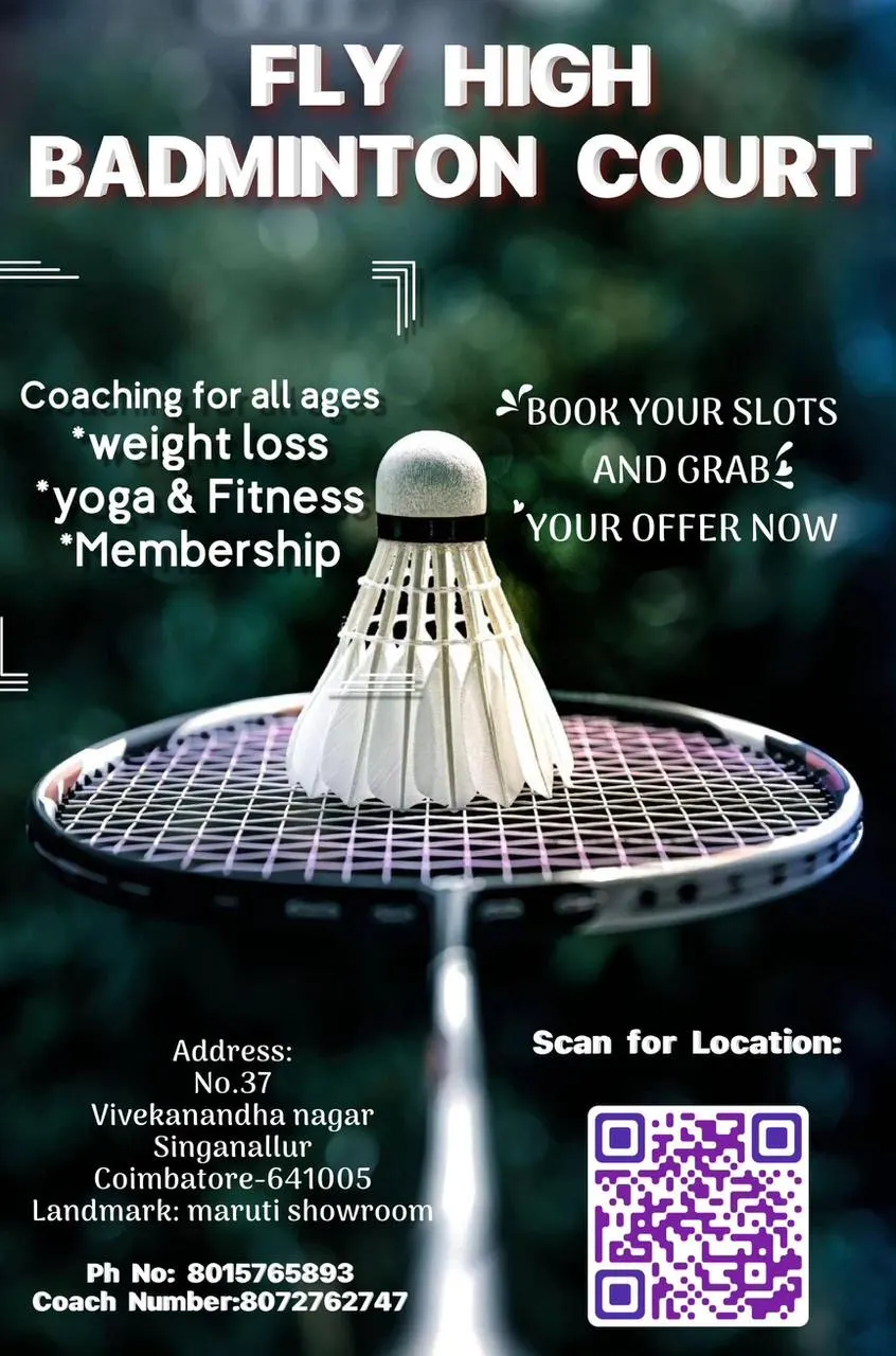 Fly High badminton sports club photo 1