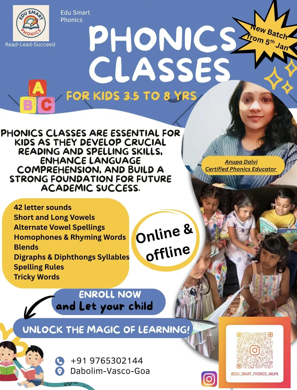 Edu Smart Phonics & Vedic Maths by Anupa photo 1