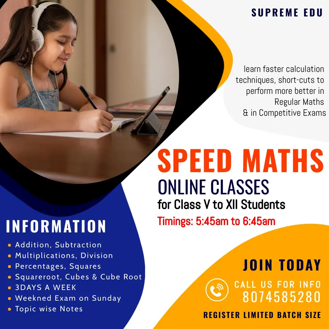 Supreme Edu Speed Maths IQ photo 1