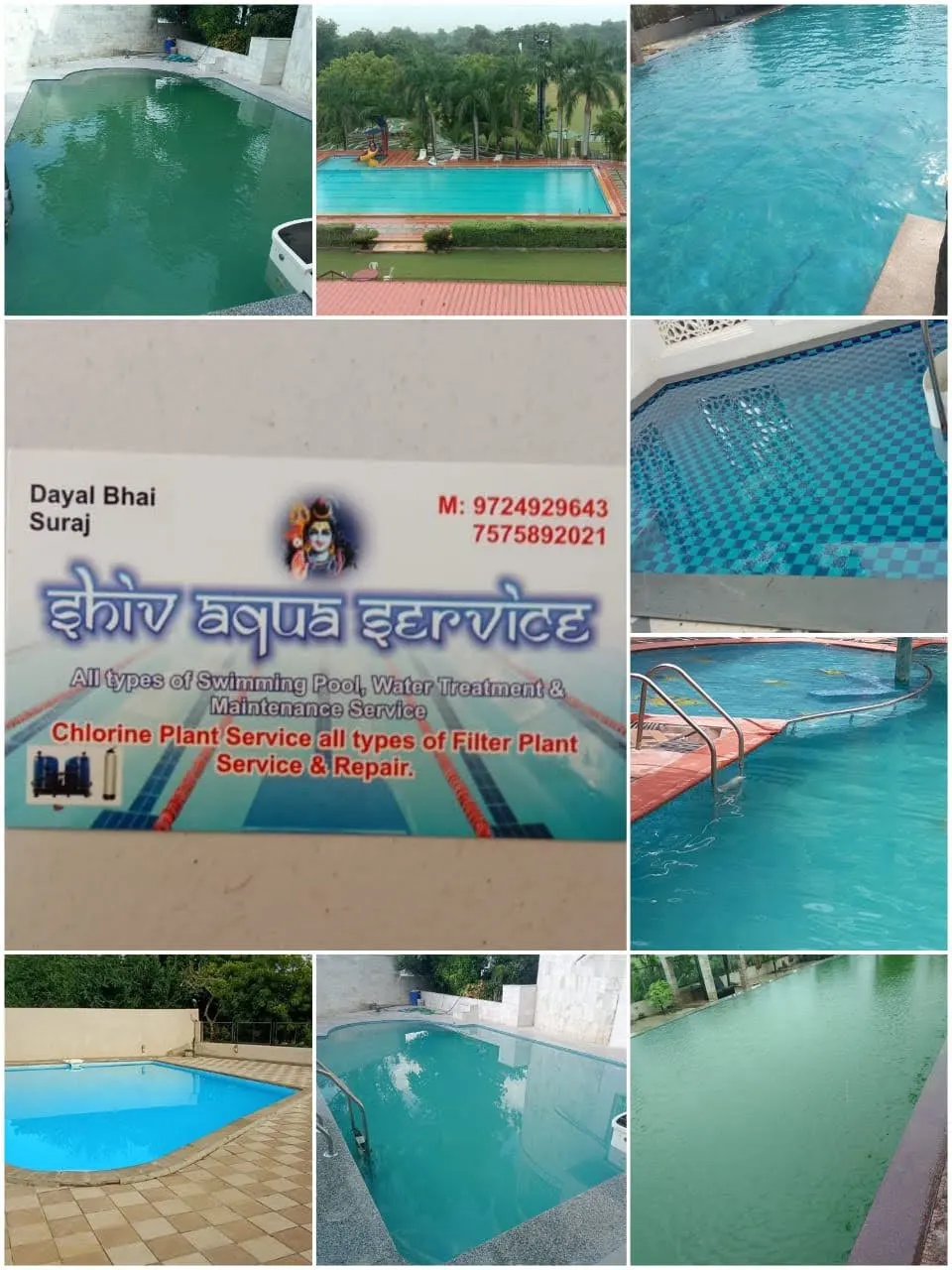 swimming pool maintenance SHIV Aqua service photo 1