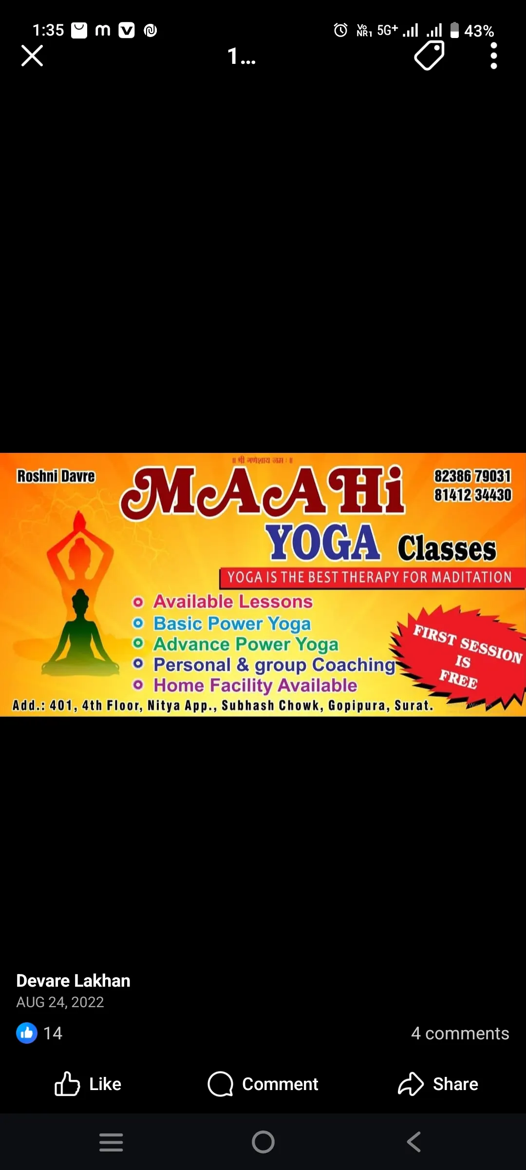 MAAHi yoga classes photo 1