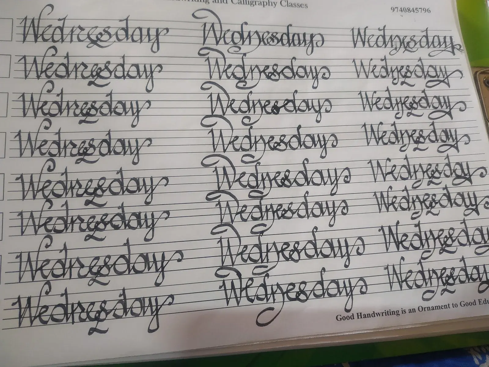 Saipurva handwriting & calligraphy classes photo 1