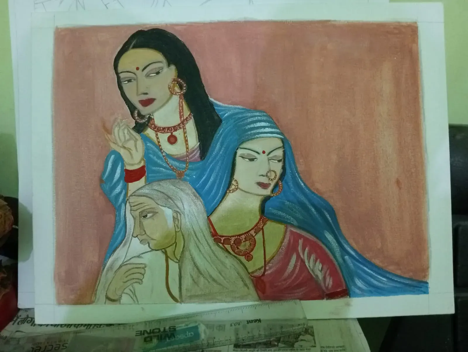 Ansh drawing class photo 1