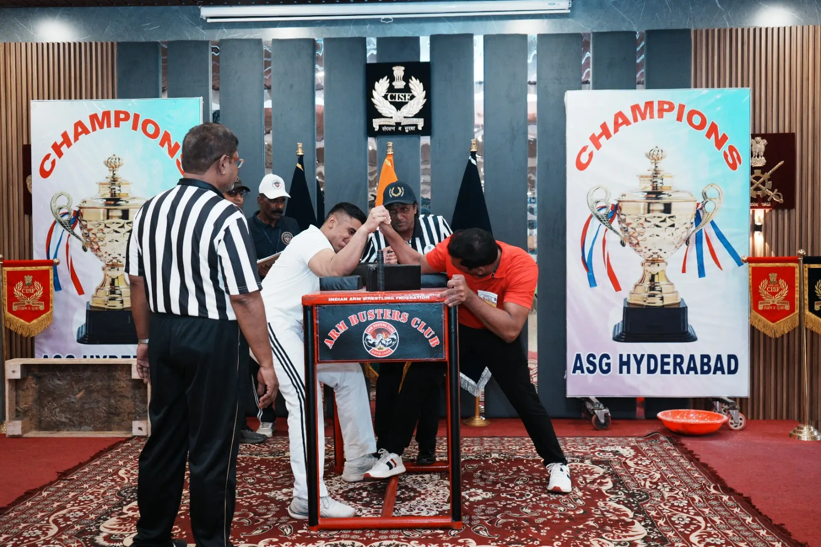 Bihar Arm Wrestling association — Wrestling in Walmi Complex, Patna
