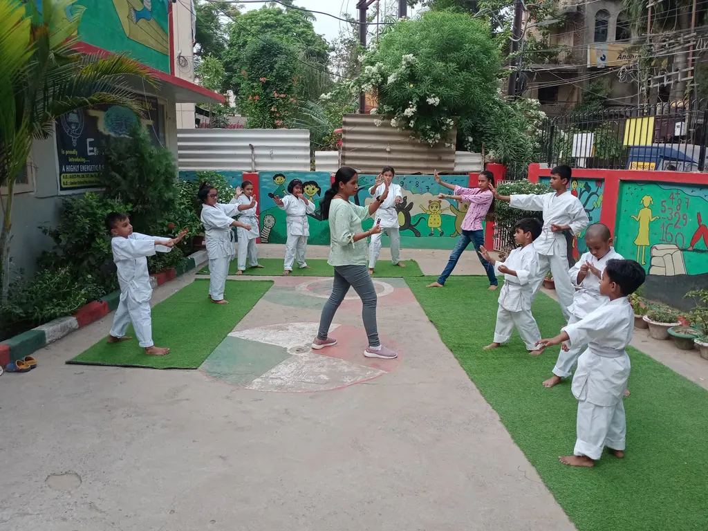 Karate class — Martial Arts in Kidwaipuri