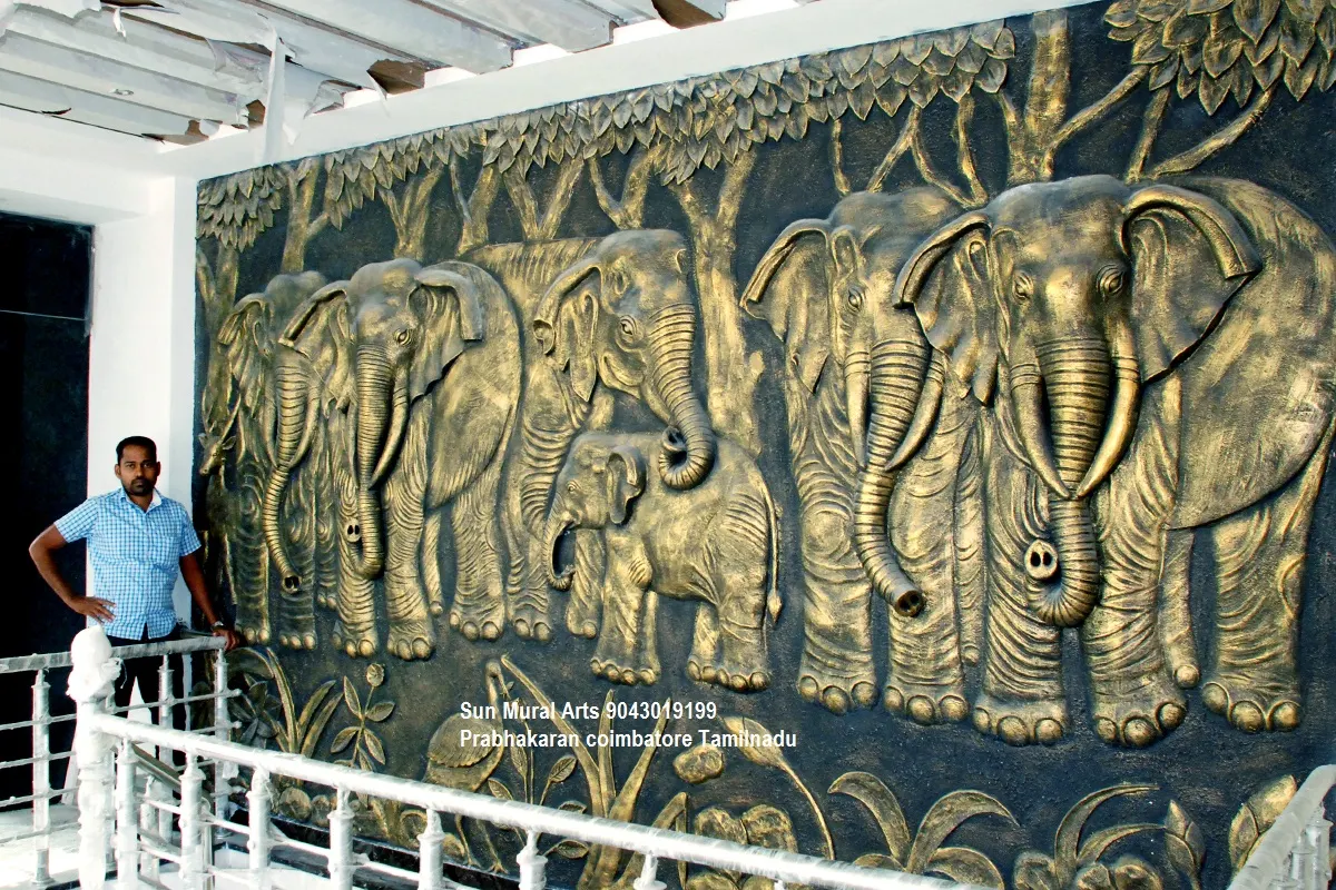 Sun Mural Arts - Mural Work | Mural Painting | Statue Work | Mural Art | Coimbatore | Tirupur — Art & Craft in KR Puram, Coimbatore
