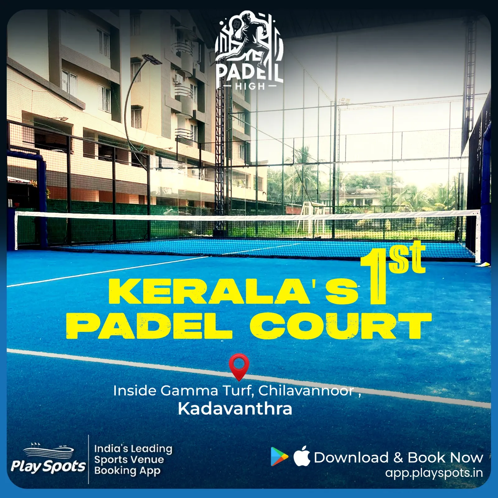 Padel High — Tennis in Chilavannoor, Kochi