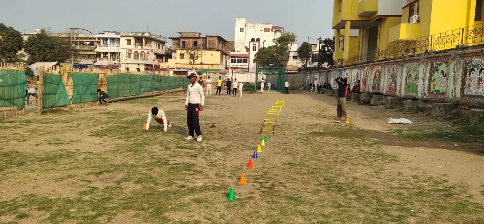 Triumphant cricket academy — Cricket in Patrakar Nagar, Patna