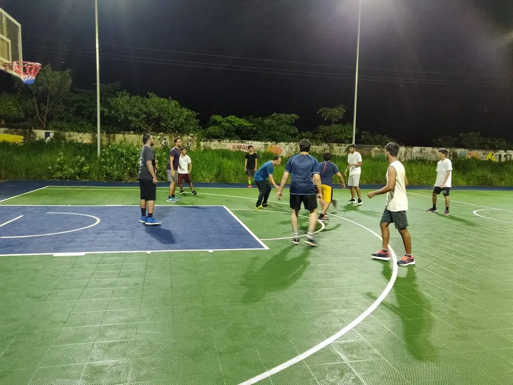Basketball Court AIIMS — Basketball in Patrapada