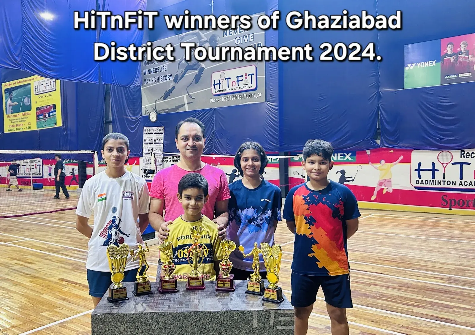 HiT N FiT Badminton Sports Club Modinagar — Badminton in Govindpuri, Meerut