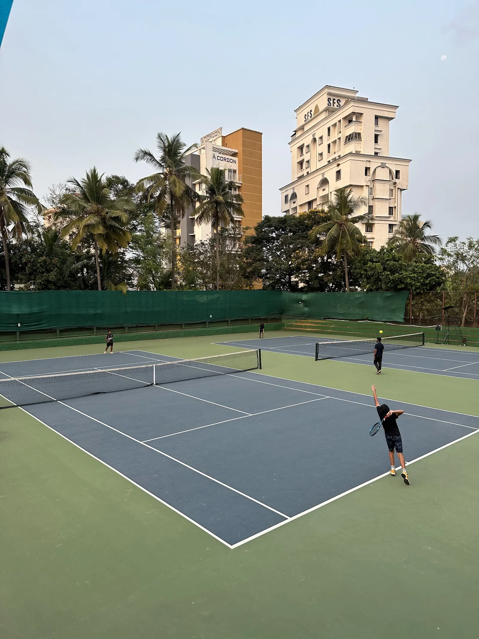 Tennis court inside Golf Club — Tennis in Kowdiar, Trivandrum