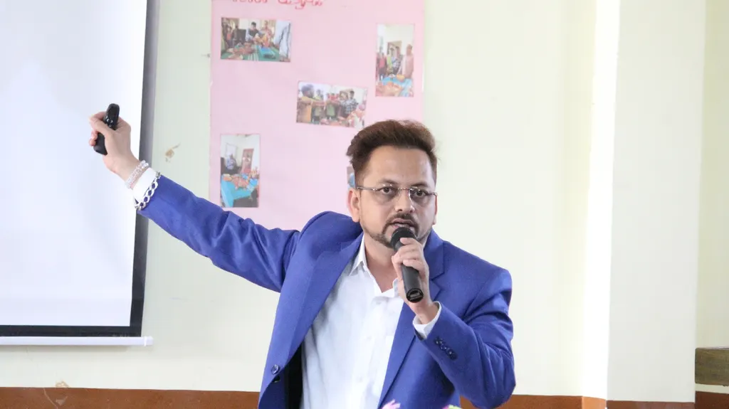 Saandeep Pathakk — Public Speaking in Harni