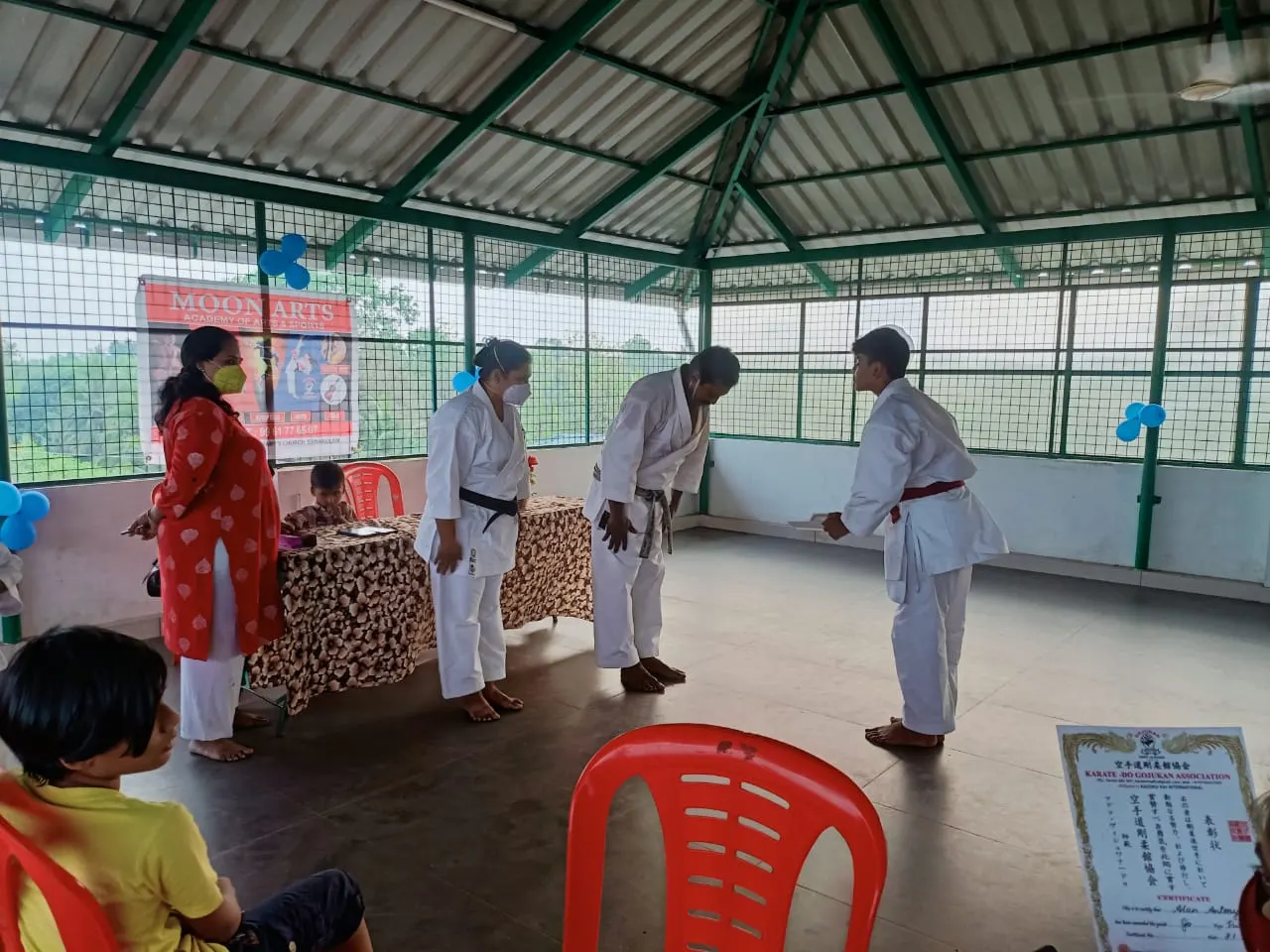 Moon arts academy of arts and sports classes for dance music karate — Martial Arts in Nedungad, Kochi