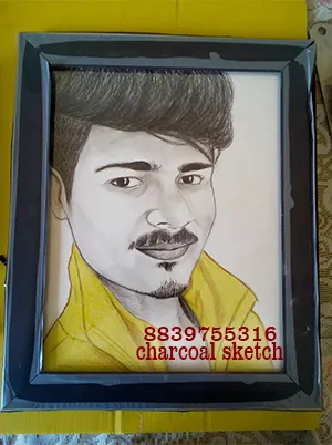 JM Arts : Gift Pencil Sketch | Blood Art | 3D Miniature | Canvas Painting for Gift | Sketch Artist |Valentine's day gift — Art & Craft in Sudama Nagar, Indore