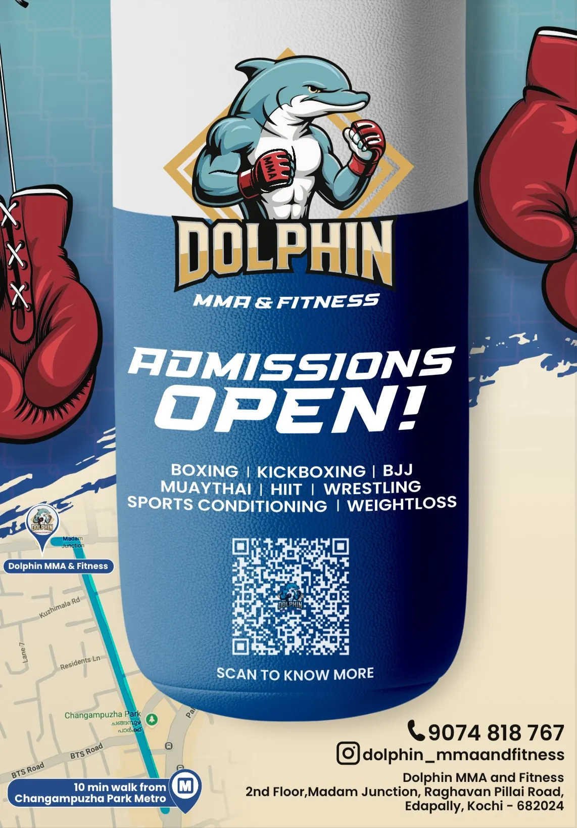 Dolphin MMA & Fitness | Best Fitness Centre Kochi — Boxing & Combat Fitness in Elamakkara, Kochi