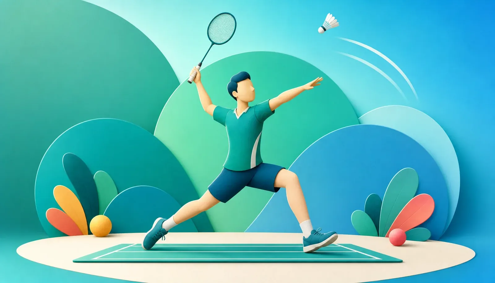 Badminton illustration
