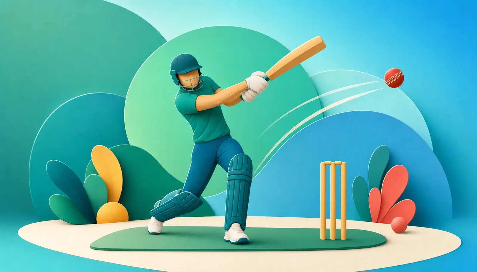 Cricket illustration