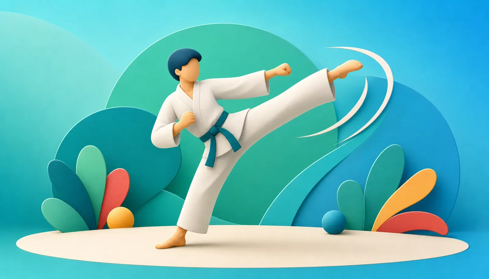 Martial Arts illustration