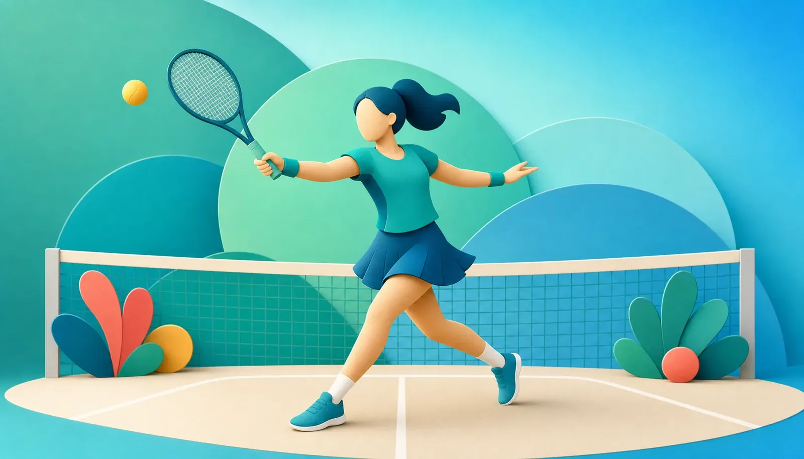 Tennis illustration