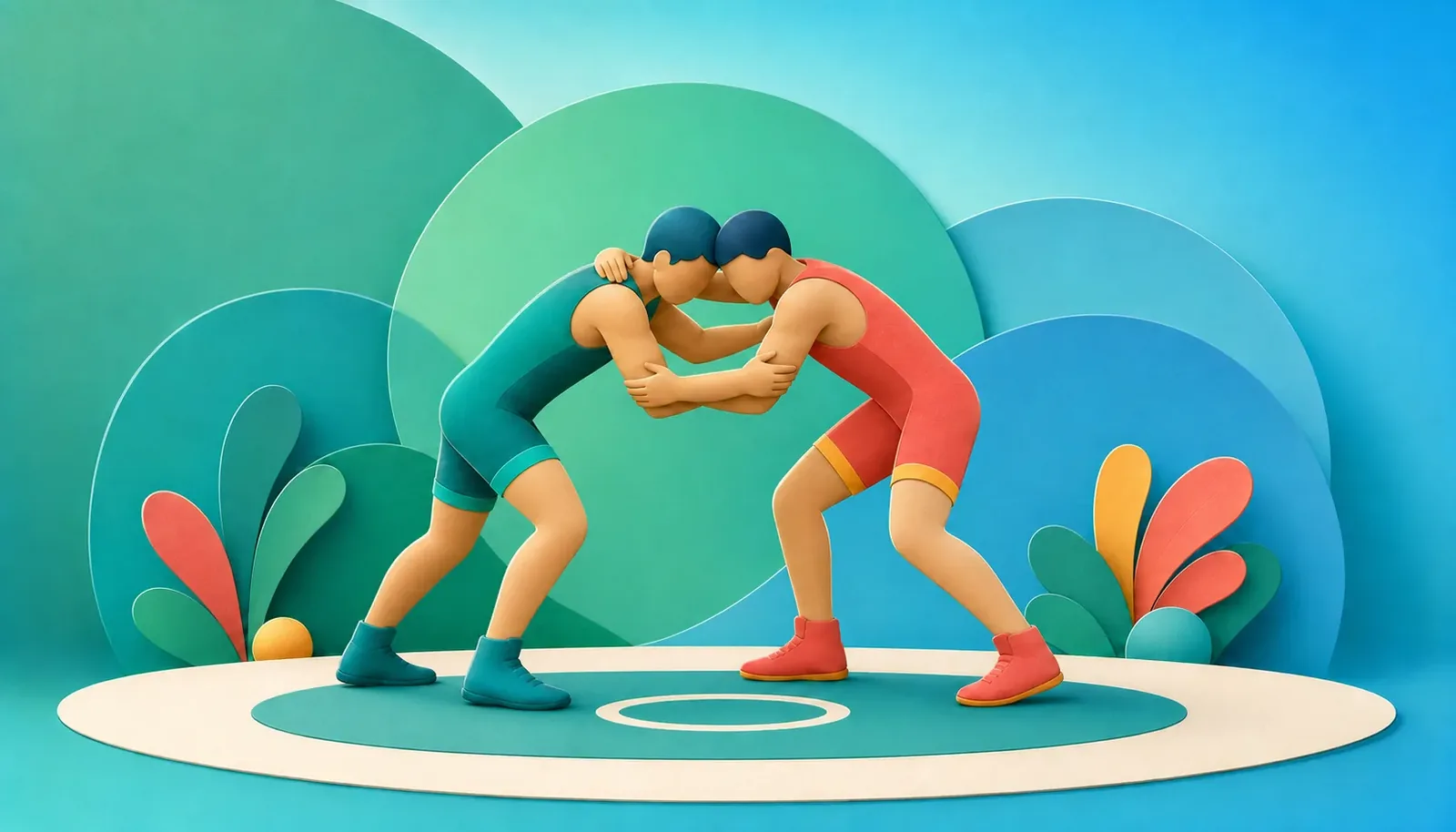 Wrestling illustration