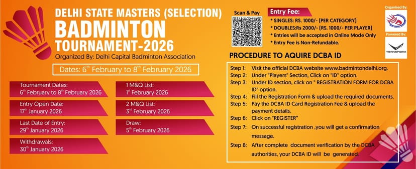 Dcba — Badminton in Krishna Nagar, Delhi