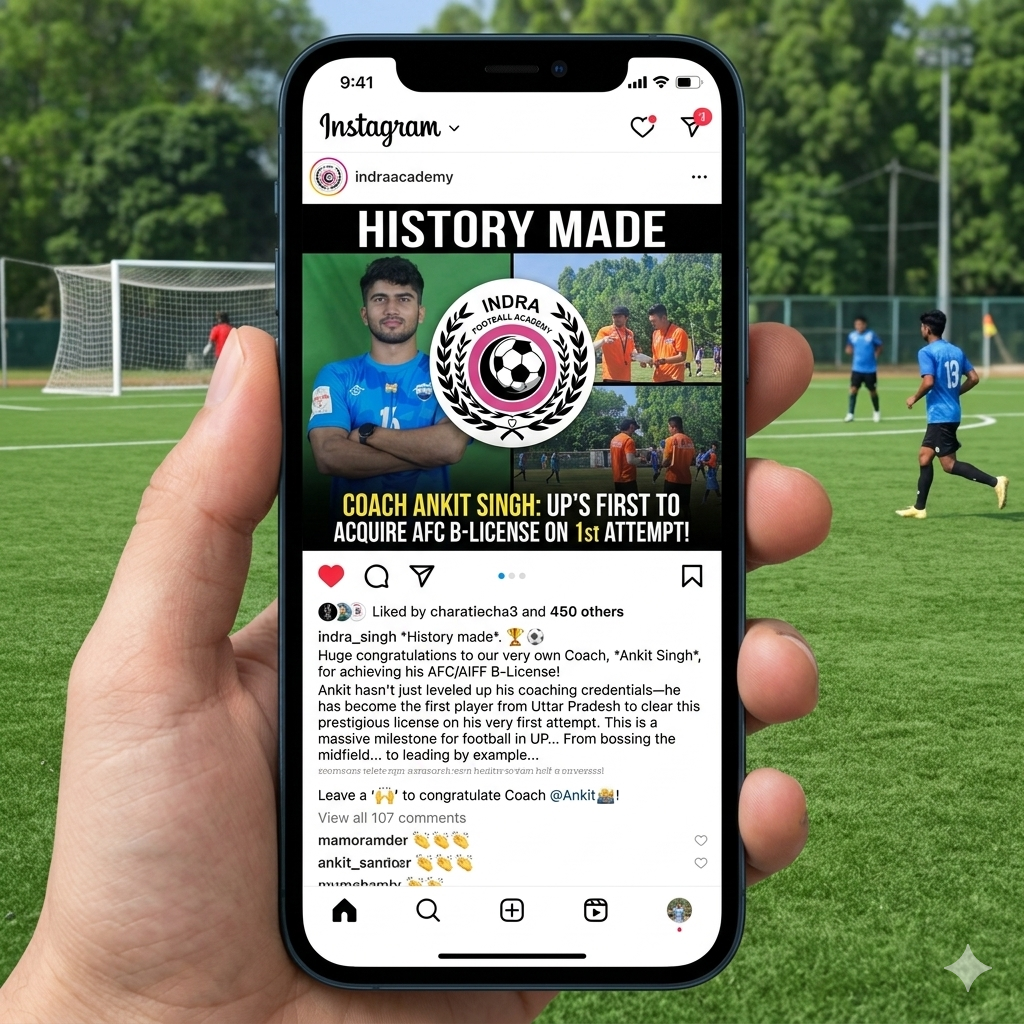 Indra Football Academy — Football in Civil Lines, Lucknow