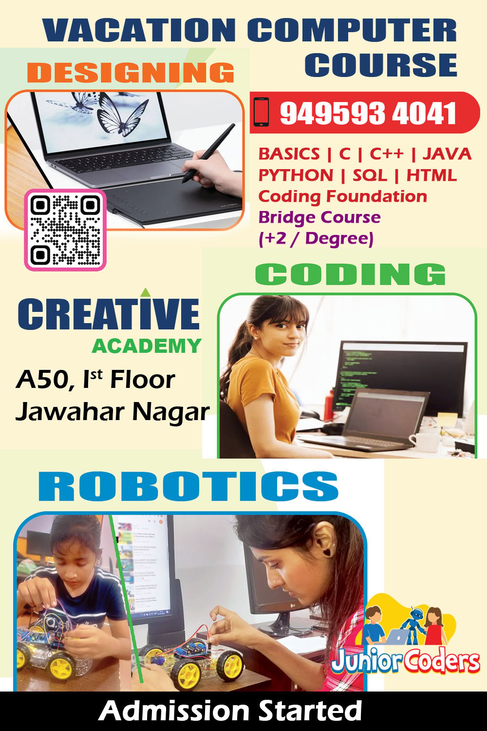 Creative Robotics — Coding & Robotics in Vellayambalam, Trivandrum