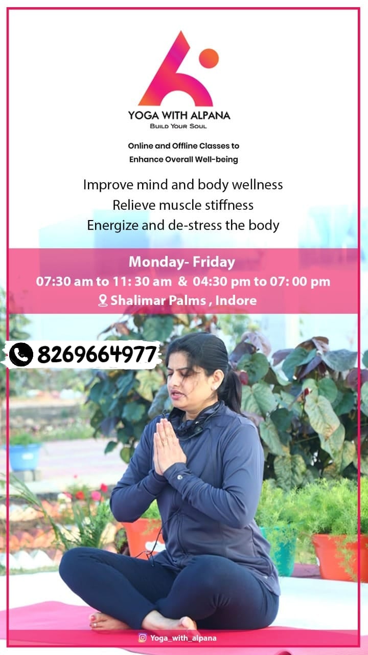 Yoga with Alpana — Yoga in Shalimar Palms, Indore