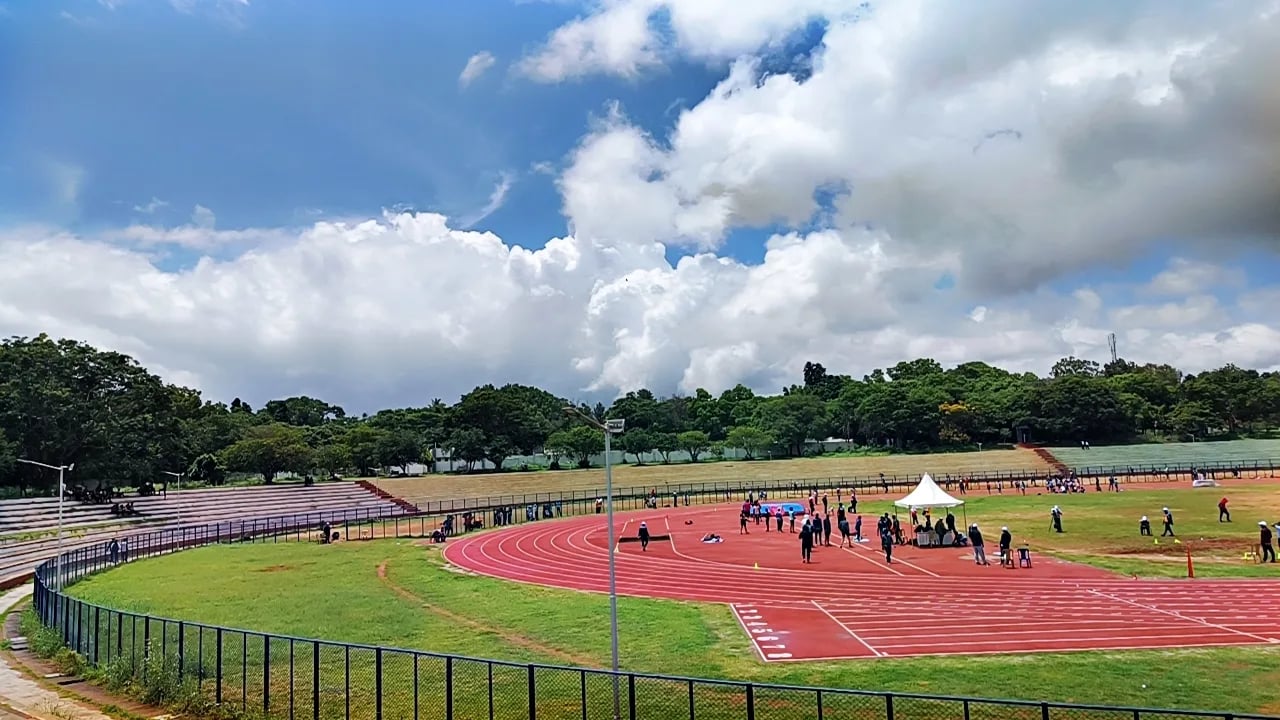 Chamundi Vihar Stadium Athletic Track — Badminton in Nazarbad, Mysore