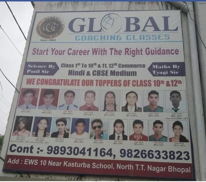 Global coaching classes — Table Tennis in Shyamla Hills, Bhopal