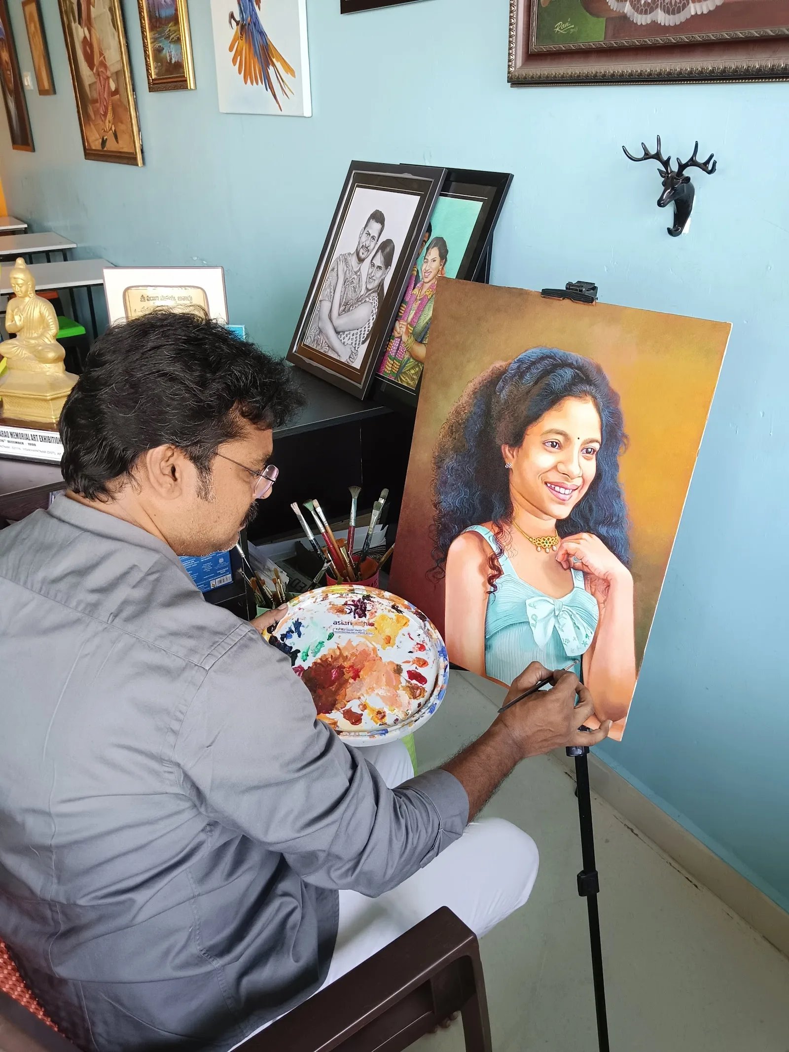 Portrait art — Art & Craft in Pendurti, Visakhapatnam