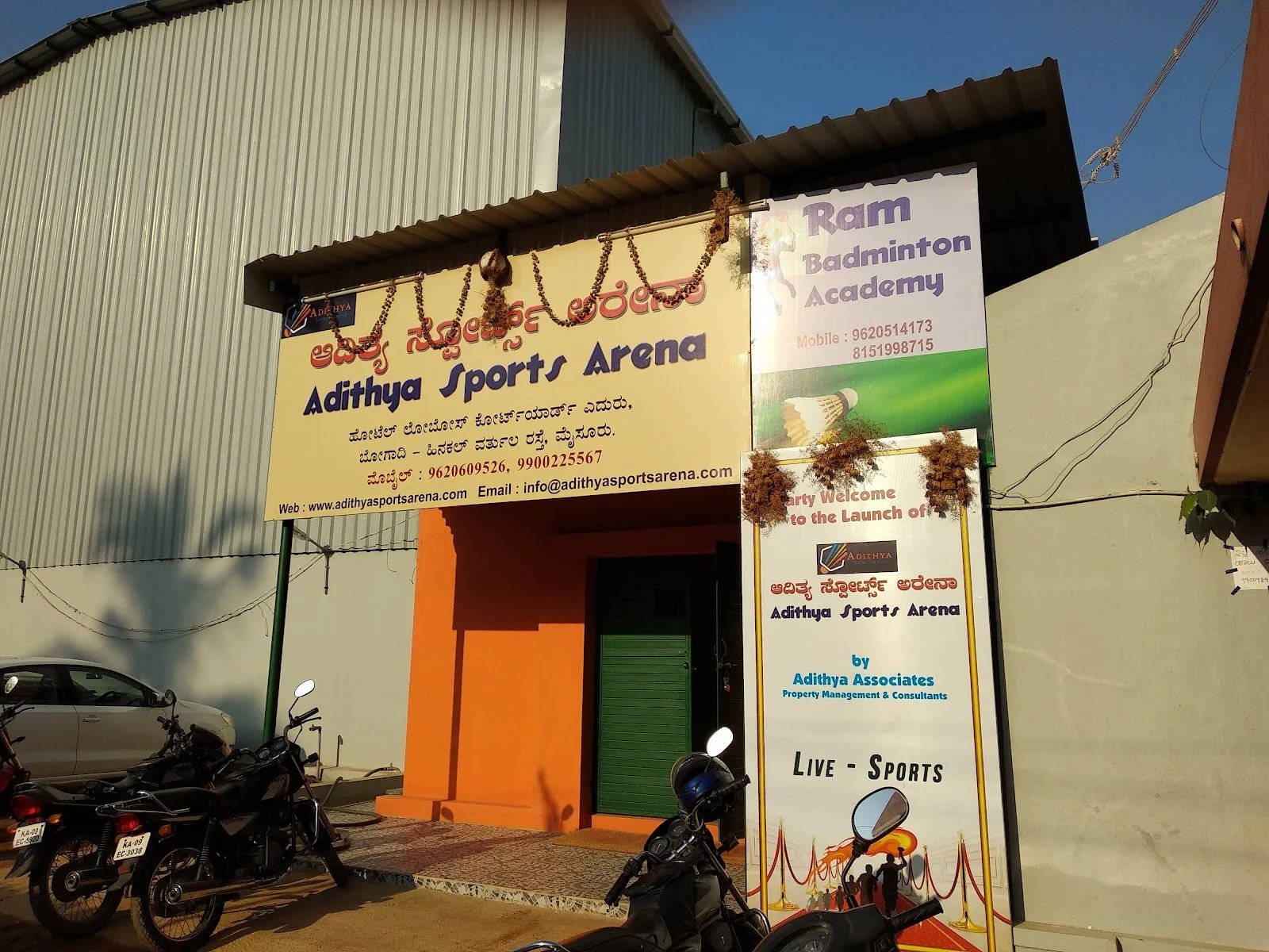 Adithya Sports Arena — Badminton in Vijayanagara, Mysore