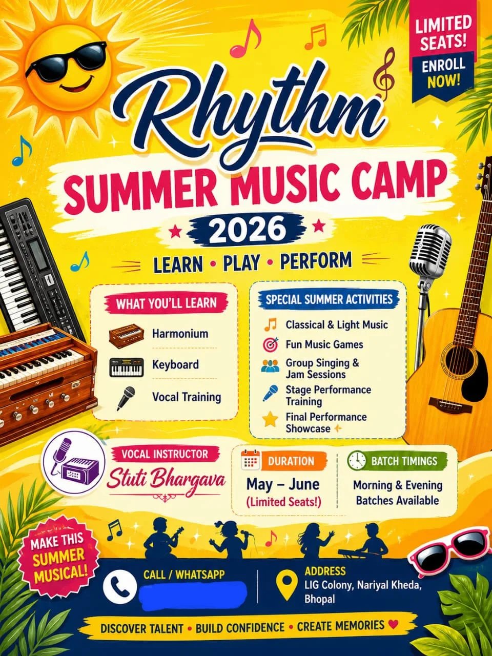 Rhythm Music Classes — Music in Ibrahimganj, Bhopal