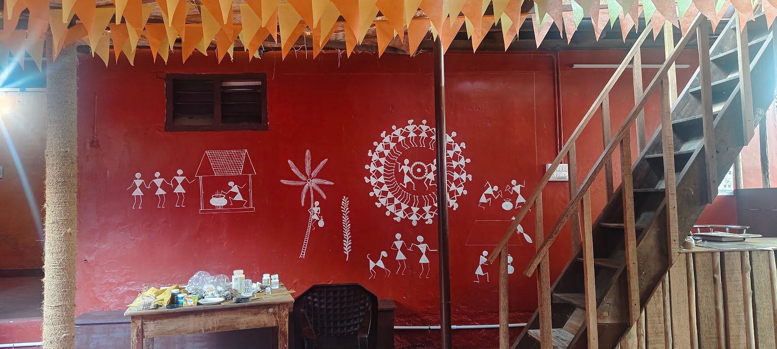Warli House The Art Cafe — Art & Craft in Kovalam, Trivandrum