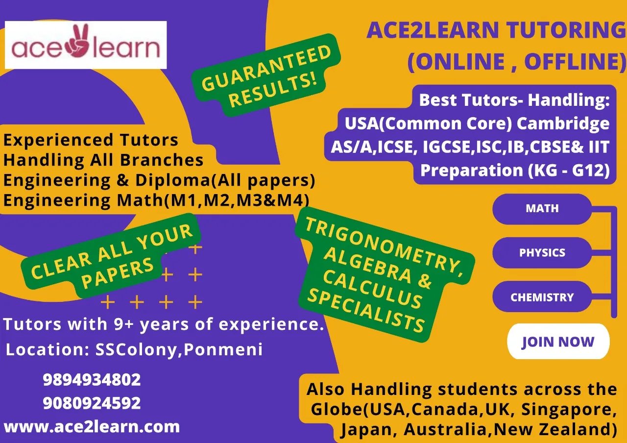 ace2learn — Abacus & Vedic Maths in Ss Colony, Madurai