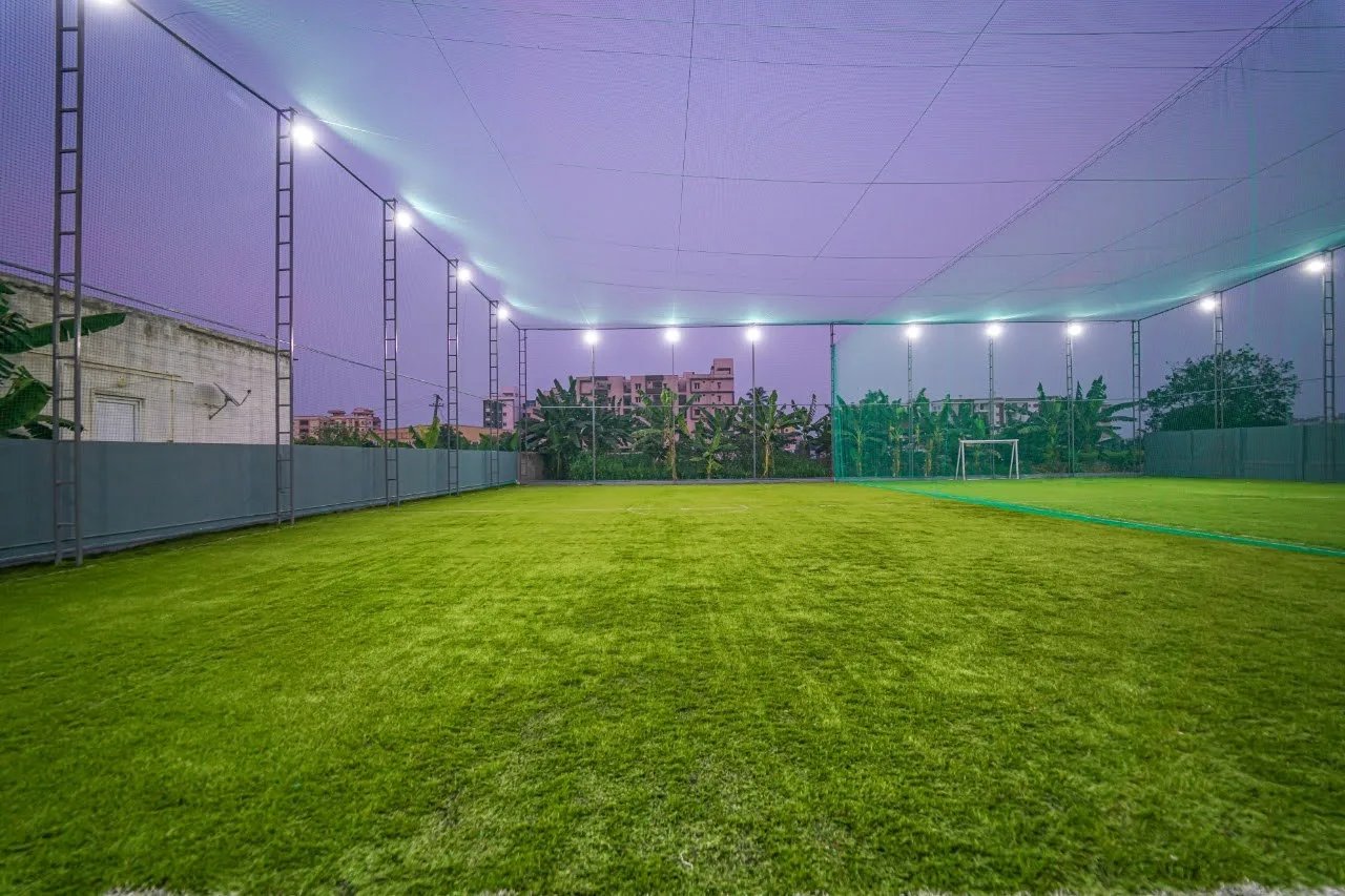 OUR ZONE | Play Area - Turf Cricket, Badminton, Foot Ball, Fine dine Restaurant, Function Hall — Badminton in Ramalingeswara Nagar, Vijayawada