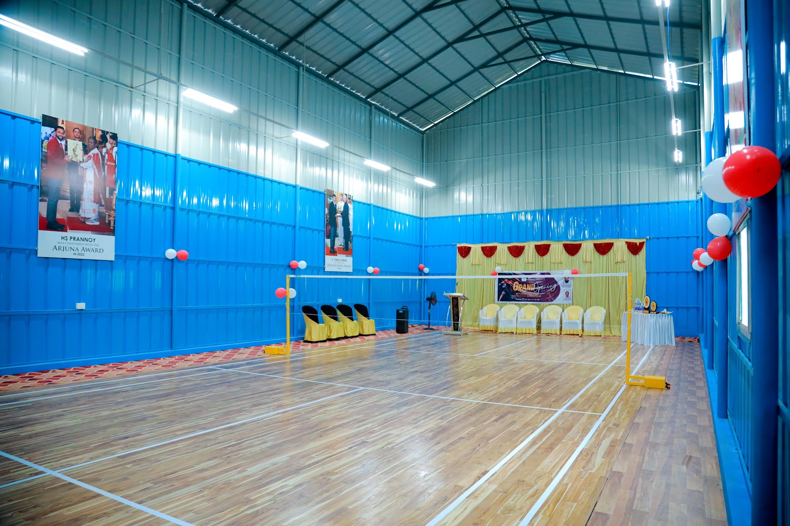 Battledoor Indoor Stadium, Kumarapuram — Volleyball in Anayara, Trivandrum
