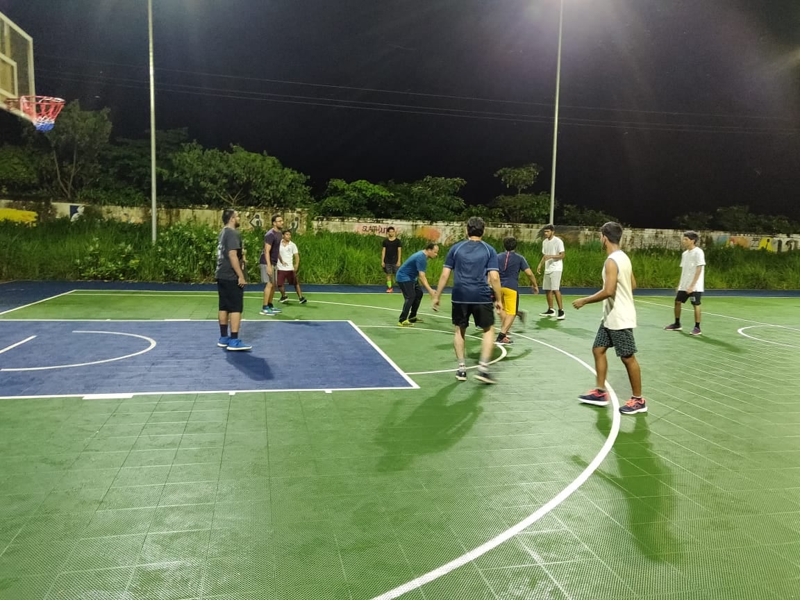 Basketball Court AIIMS Bhubaneswar — Basketball in Kolathia Square, Bhubaneswar