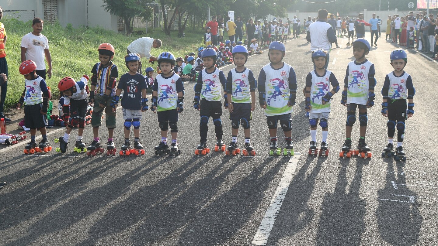 Speed Skating Club — Skating in Bandhu Nagar, Nagpur