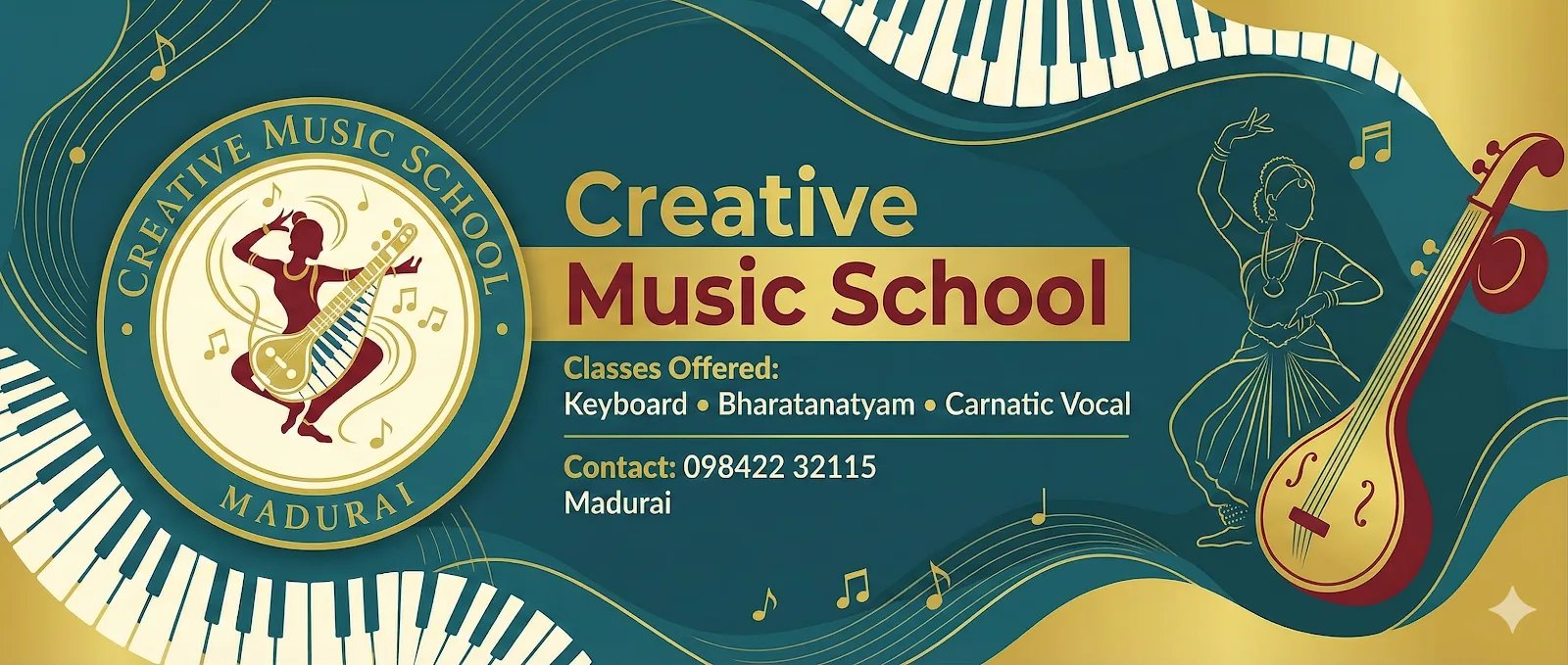 Creative Music School — Gym & Fitness in Balarengapuram, Madurai