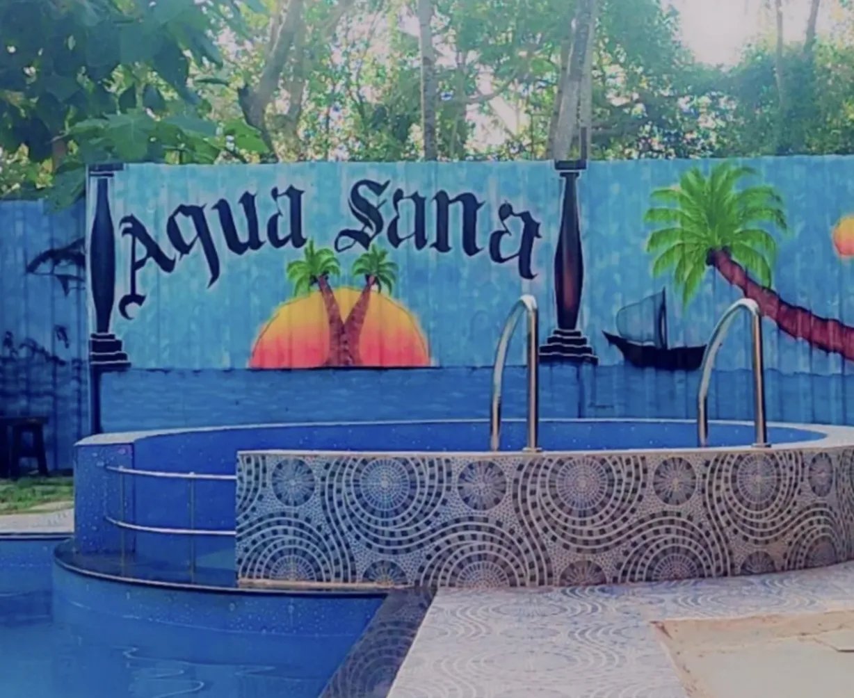 Aqua Sana — Swimming in Mercurim, Goa
