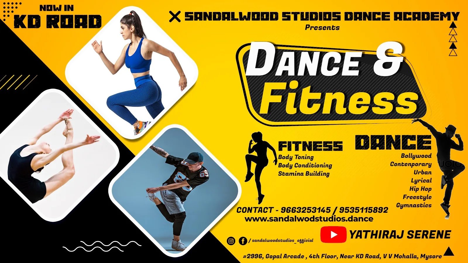 Sandalwood Studios Dance Academy — Dance in Gokulam, Mysore