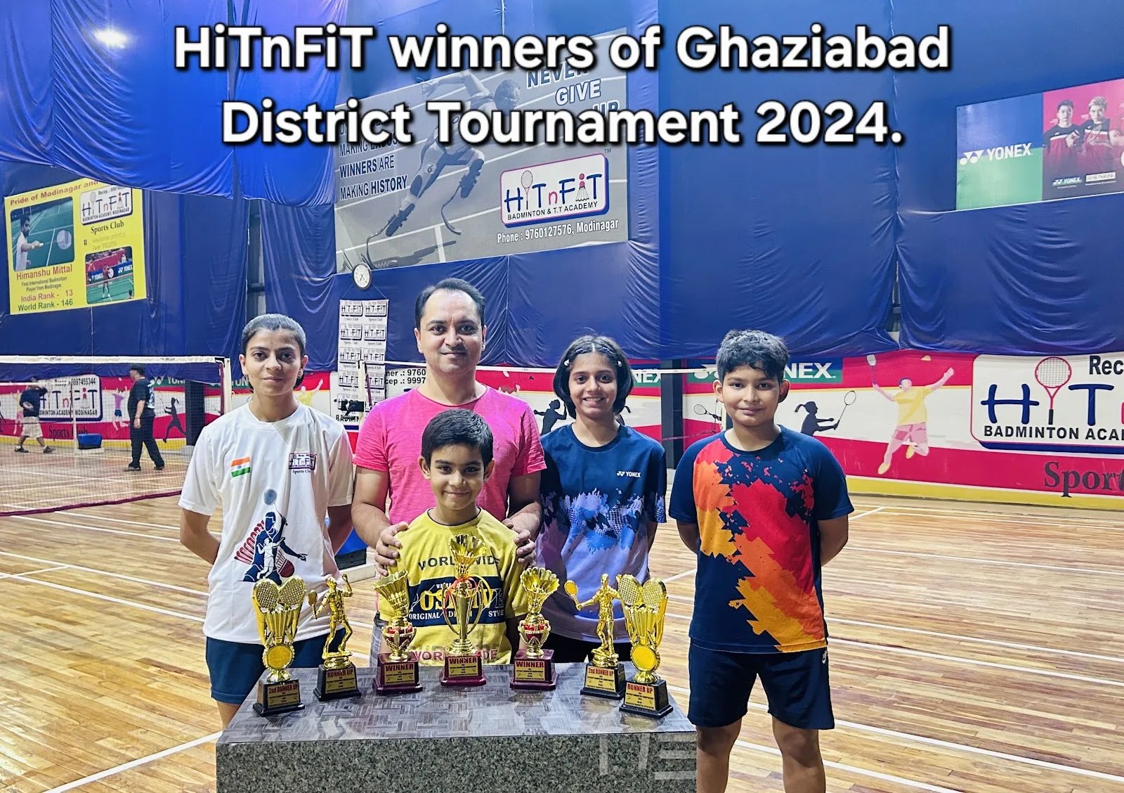 HiT N FiT Badminton Sports Club Modinagar — Badminton in Partapur, Meerut