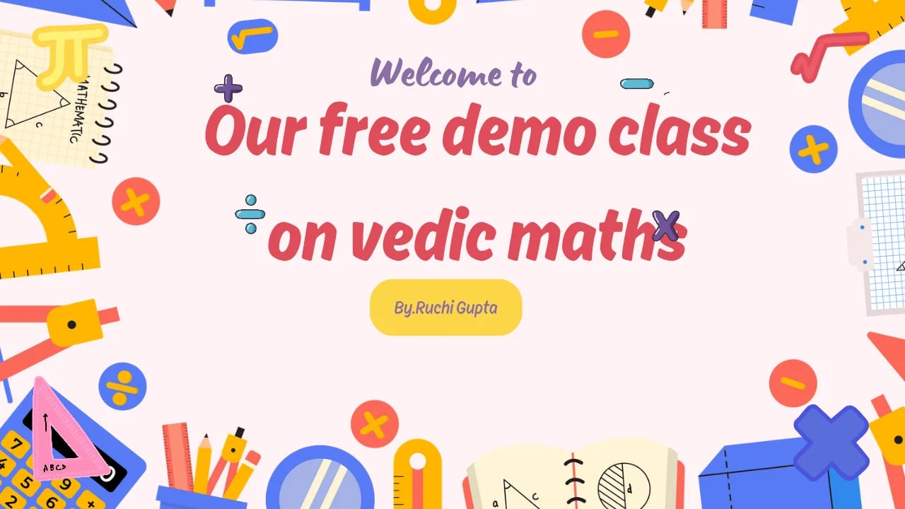 Vedic maths classes by Ruchi — Abacus & Vedic Maths in Kidwai Nagar, Kanpur