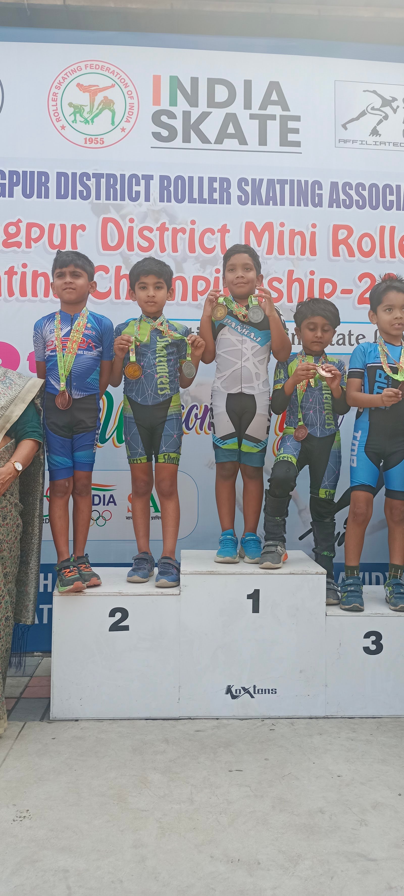 Indian skating academy Nagpur — Skating in Nandanvan, Nagpur