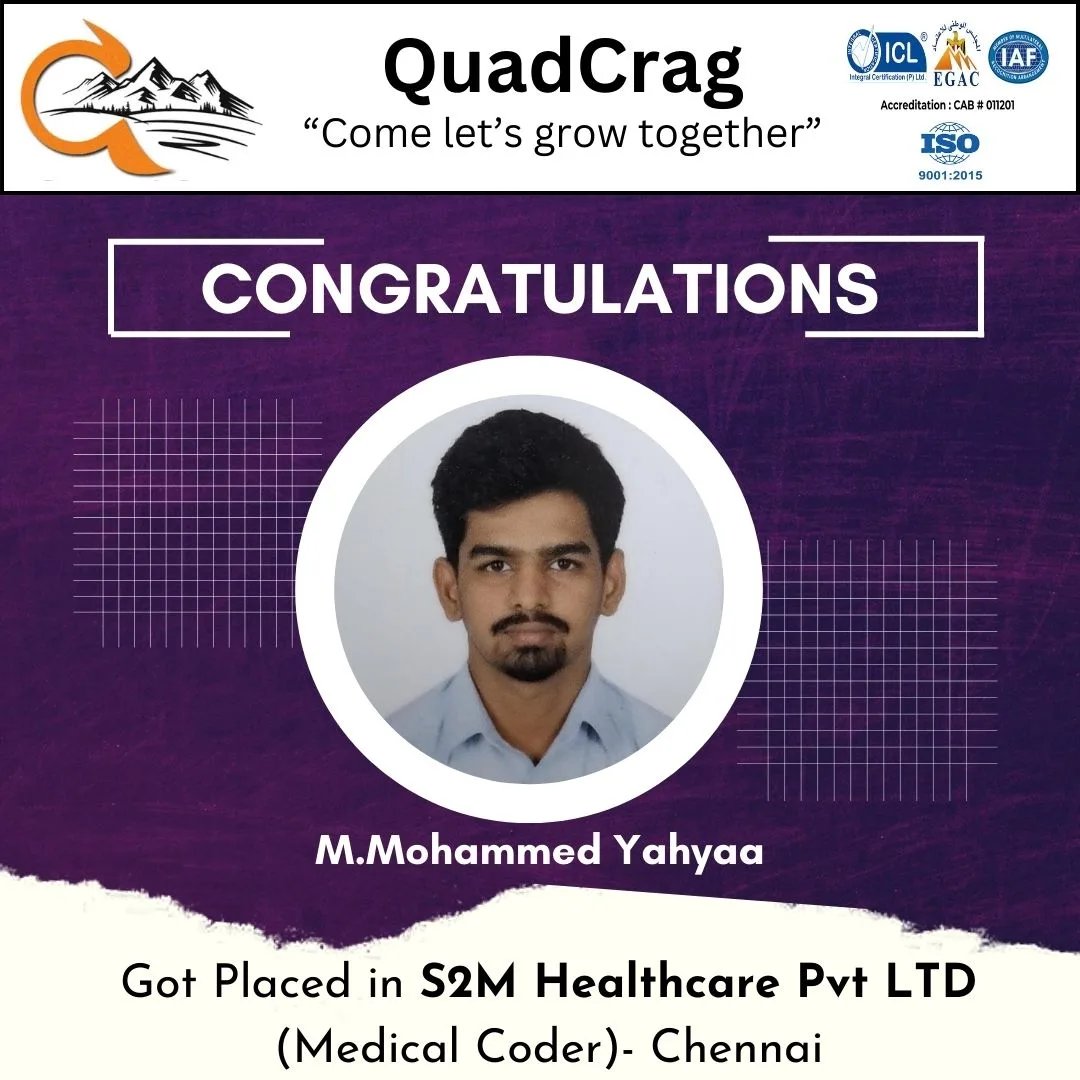 QuadCrag (Medical Coding & Medical Billing Training Academy Madurai) — Coding & Robotics in Jaihindpuram, Madurai