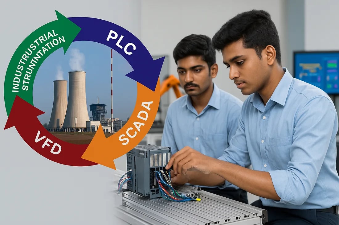 HITECH AUTOMATION – Leading PLC, SCADA, Drives training & Custom automation solutions provider in Vijayawada, Andhra Pradesh. — Coding & Robotics in Poranki, Vijayawada