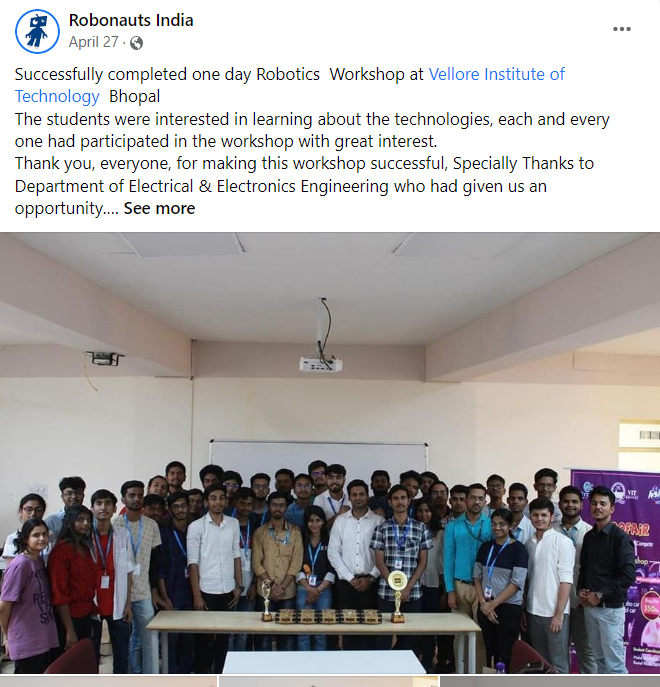 Robonauts India Indore– Best Robotics, STEM & ATL Classes | Certified Internships | Live Projects | Hands-on Workshops — Coding & Robotics in Martand Chowk, Indore