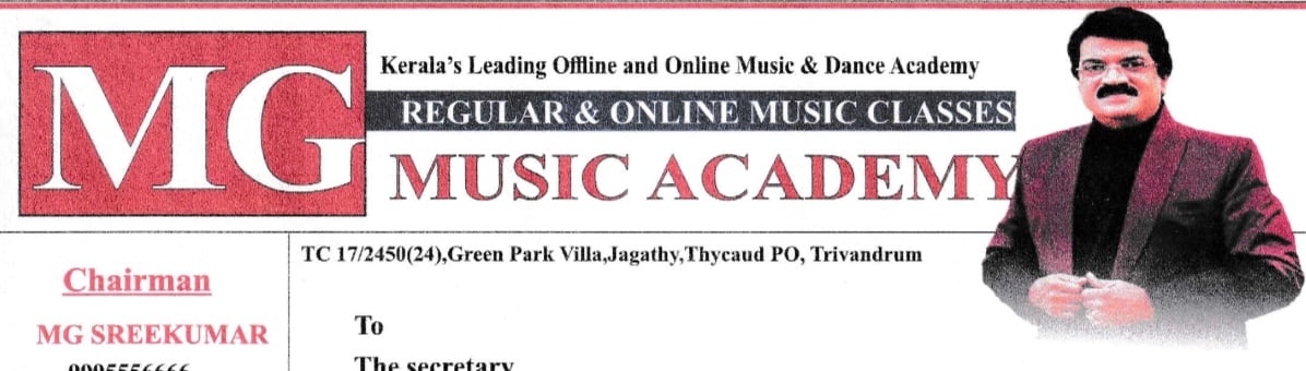 MG MUSIC ACADEMY — Music in Goshree, Kochi